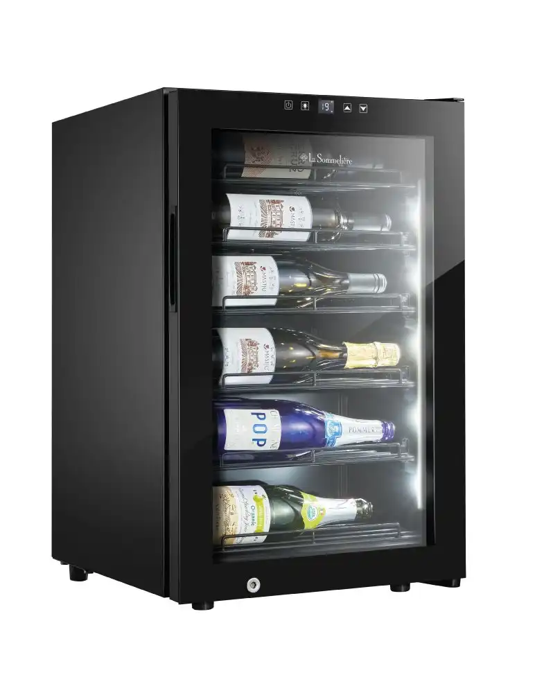 Glass Fronted Under Counter Fridge, Wine Cooler, Chiller Eloquent