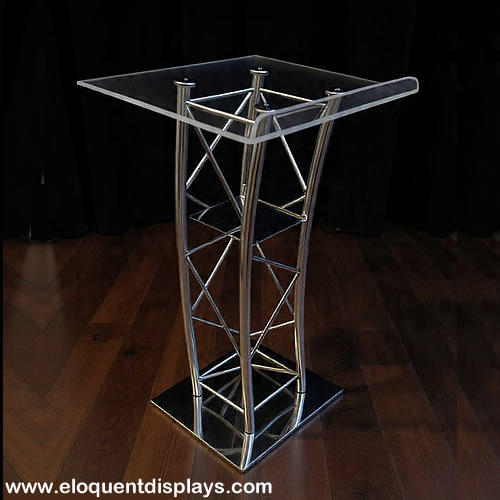 sturdy four stand metal pulpit