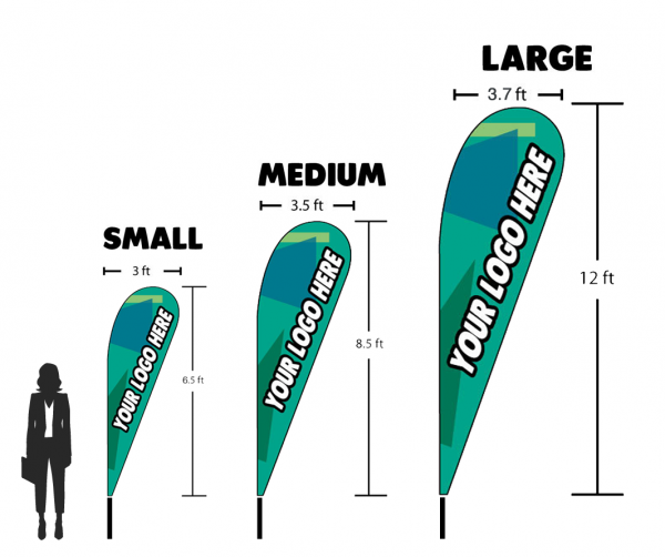 Teardrop Banner and stand sales in Lagos Nigeria