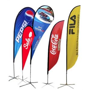 feather tear drop flag banner lagos Nigeria