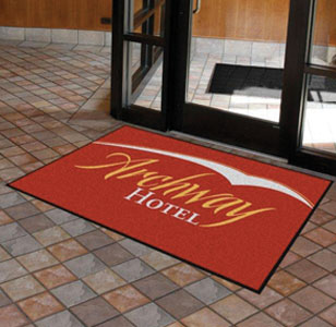 customized rug with logo