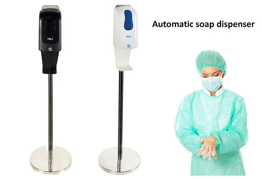free standing automatic sanitizer dispenser