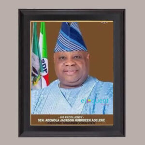 Governor Ademola Adeleke official framed portrait osun state