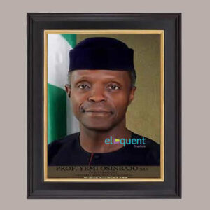 Vice President Yemi Osinbajo official picture portrait for sale