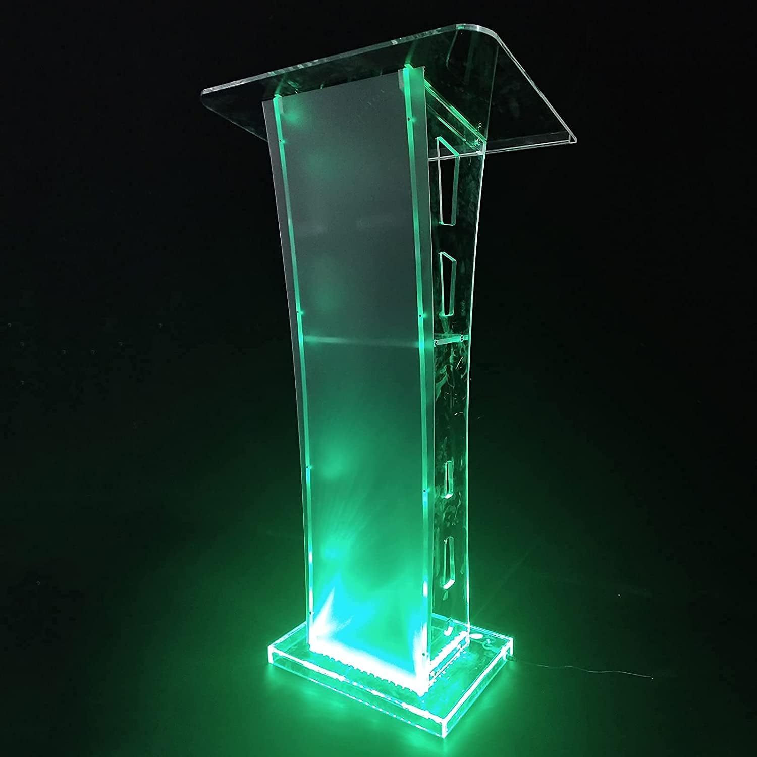 LED Acrylic Podium Stand