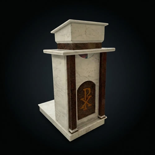 marble church pulpit cost