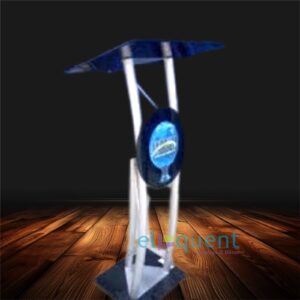 metal curved lectern pulpit