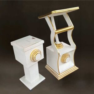 Modern pulpit and offering box lagos