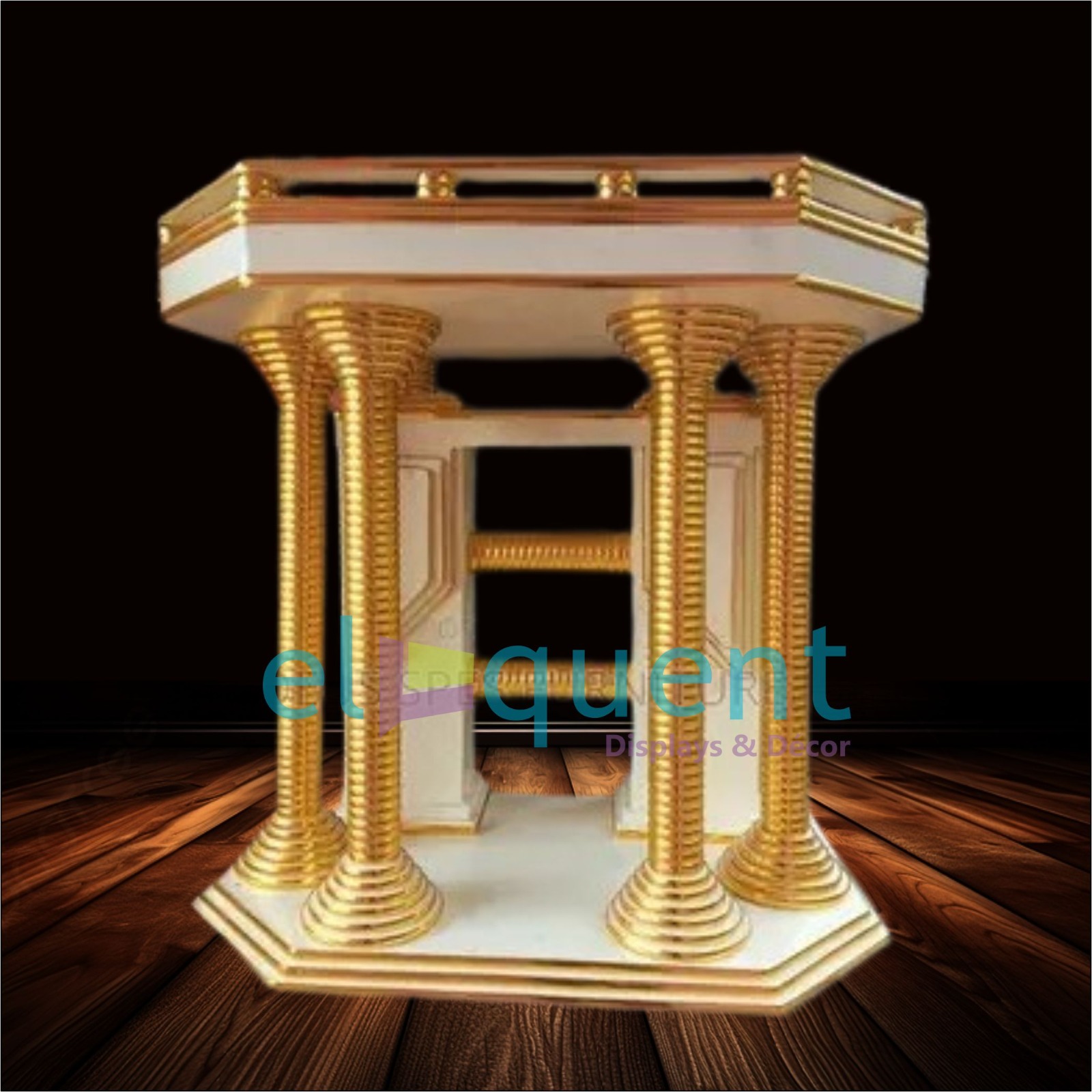 golden modern pulpit price