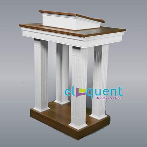 modern wooden pulpit