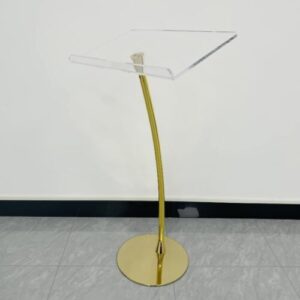 gold single pole pulpit design