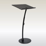 adjustable single pole pulpit