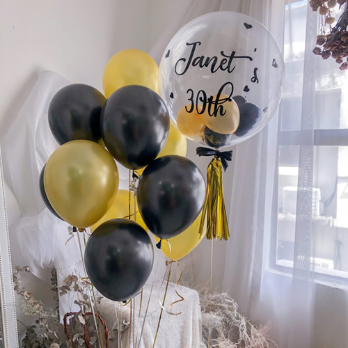 customized personalized birthday helium balloon