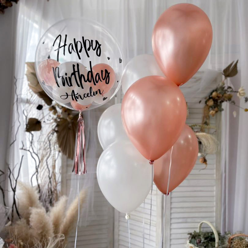 happy birthday balloon set