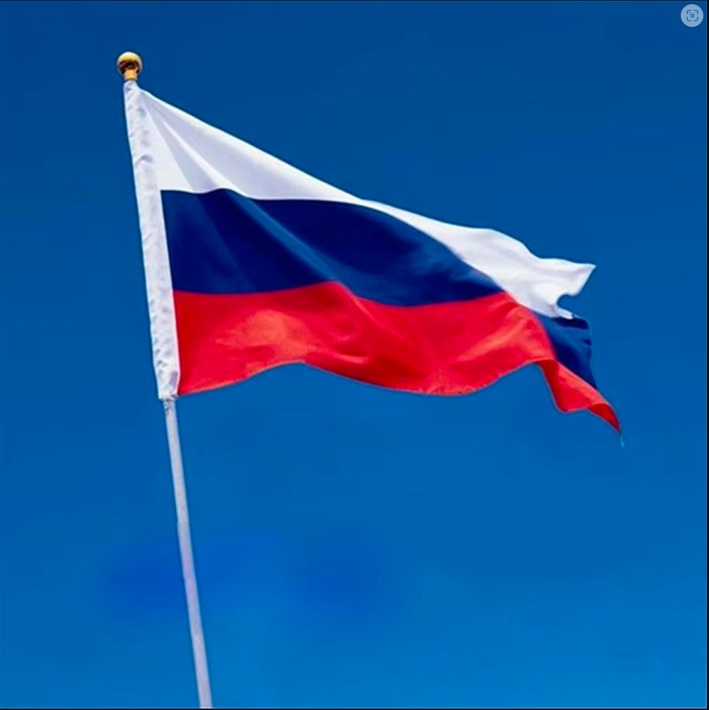 russian flag in lagos nigeria