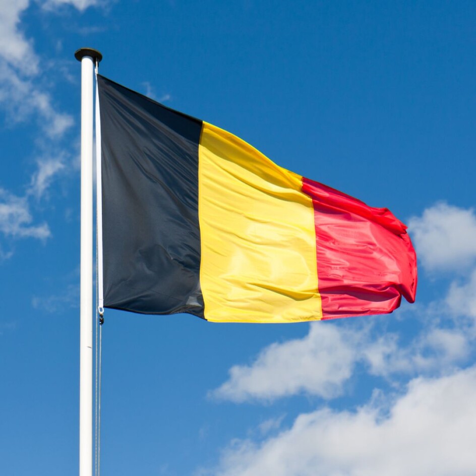 belgium flags in lagos