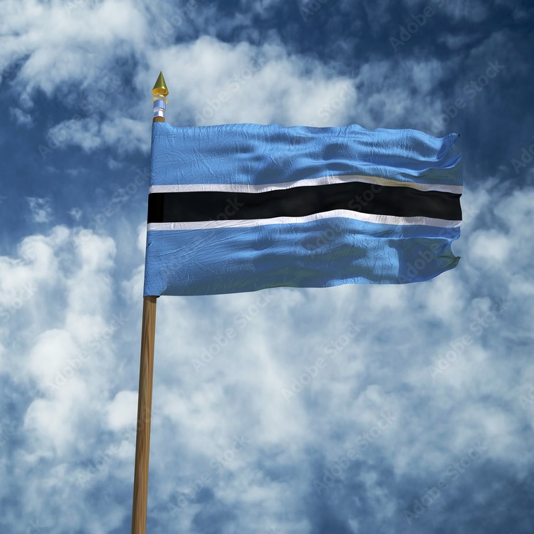 Botswana flag Lagos