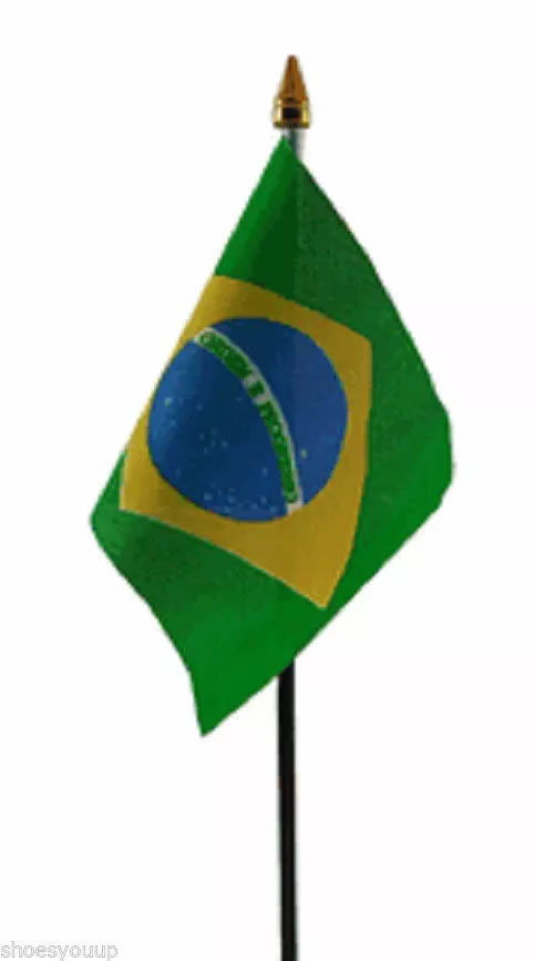 brazil table flags