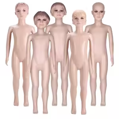 full body plastic children mannequin, male and female children for clothing and other fashion accessories