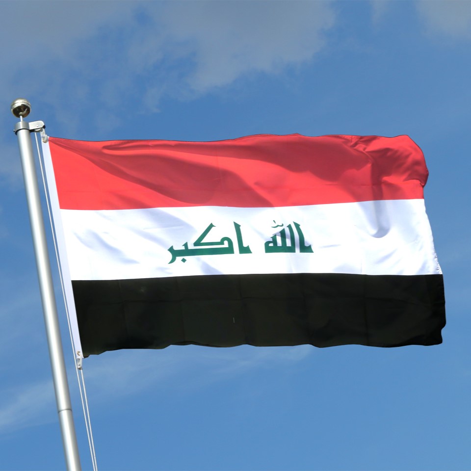 iraq flag in lagos