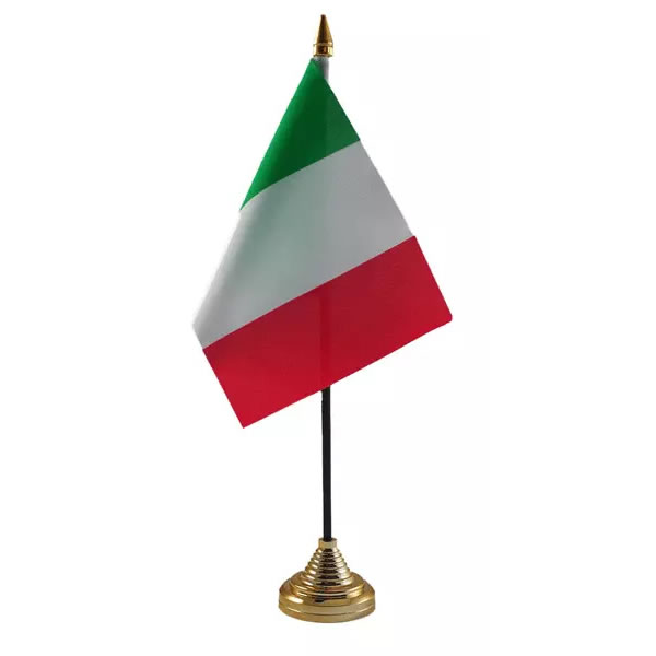 italy table flag