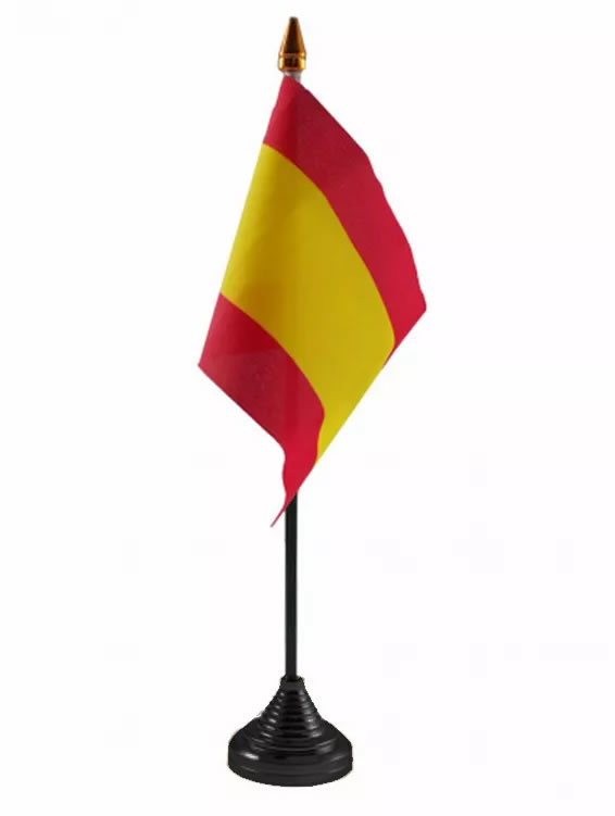 spain table flag