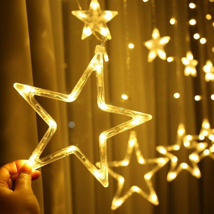 12 Twinkle Star Christmas Light Warm White price