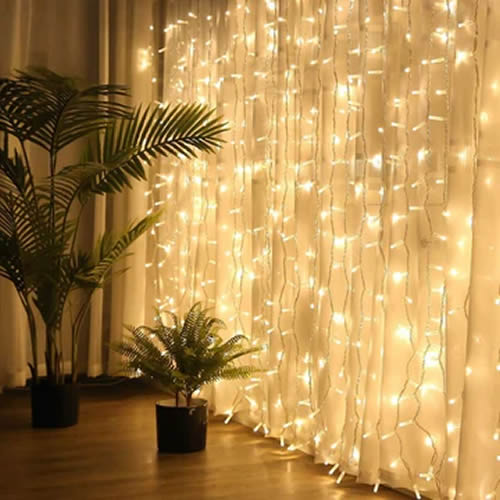 LED Lights on Waterfall Curtain lagos