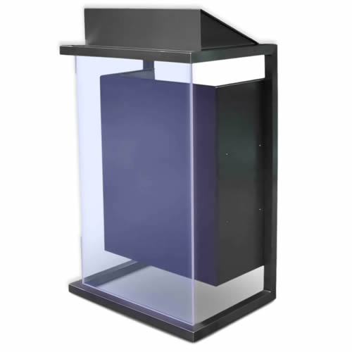 acrylic metal box corporate lectern