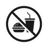 "High-quality no eating or drinking sign for sale in Lagos"