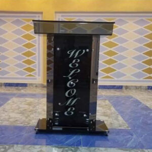 modern imported acrylic pulpit