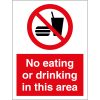 "Safety sign prohibiting food and drink in office area in Lagos"
