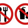 "Custom no eating or drinking sign from Lagos safety signage company"