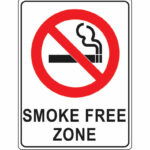 "No smoking safety sign for smoke free areas in Lagos"
