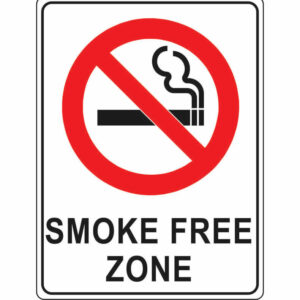"No smoking safety sign for smoke free areas in Lagos"