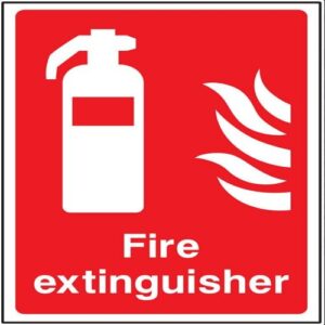 Fire safety signage for office buildings