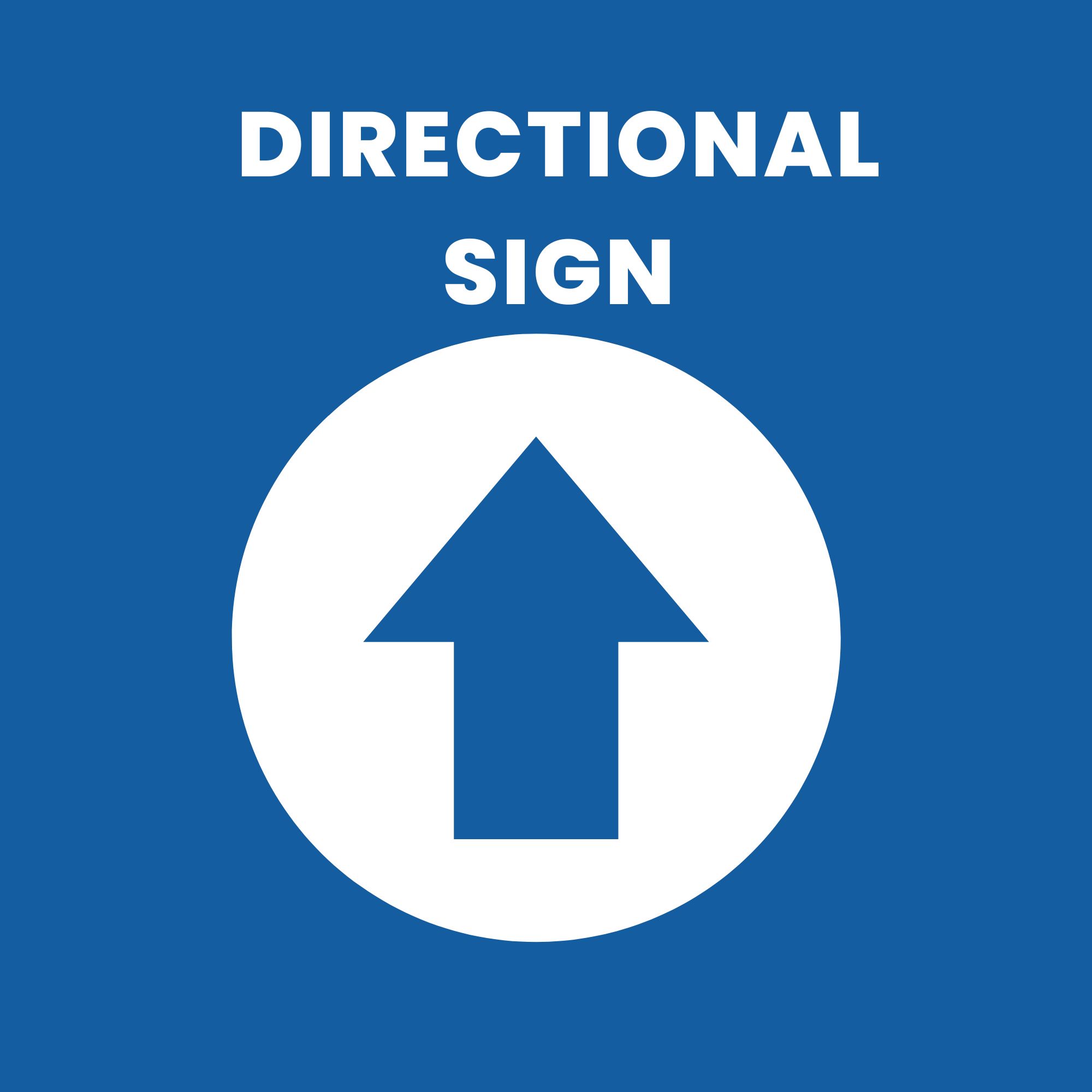Where to get directional sign