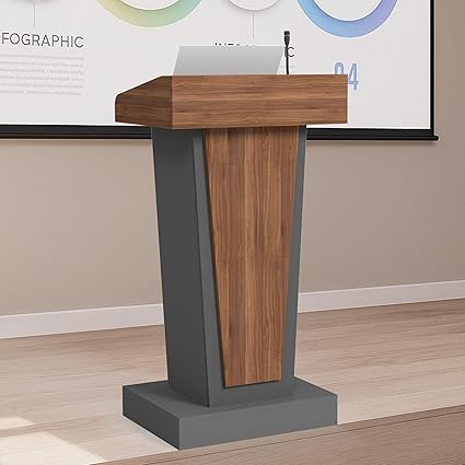 Custom-made wooden pulpit