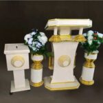 set of pulpit and offering box