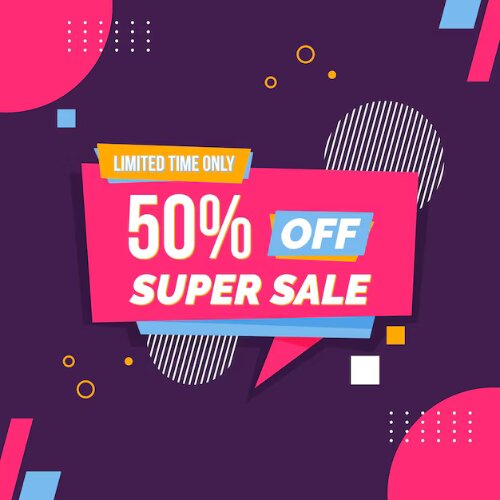 High-quality discount sales signage for supermarket promotions in Lagos, Nigeria