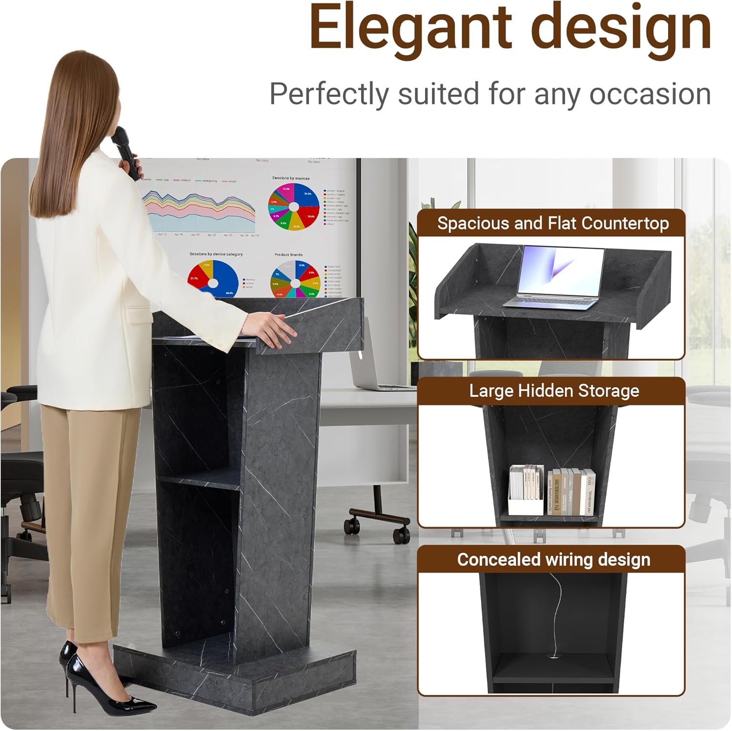 professional wooden pulpit
