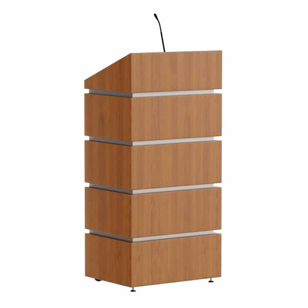 stripe wooden corporate podium lagos