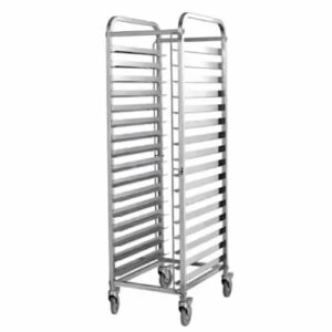 Stainless Steel Single Line Tray Trolley