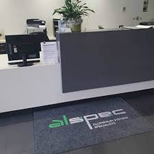 custom business rug