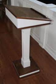 white and brown wood pulpit ikeja