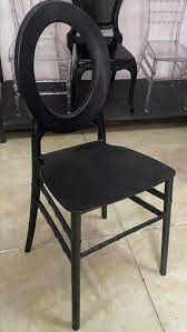 Black O Back Chairs