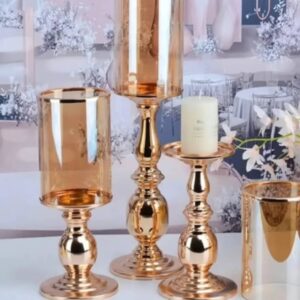 Gold Candle Holder