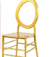Gold O Back Chair Rental