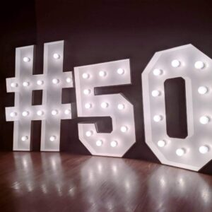 Lighted Number for Party