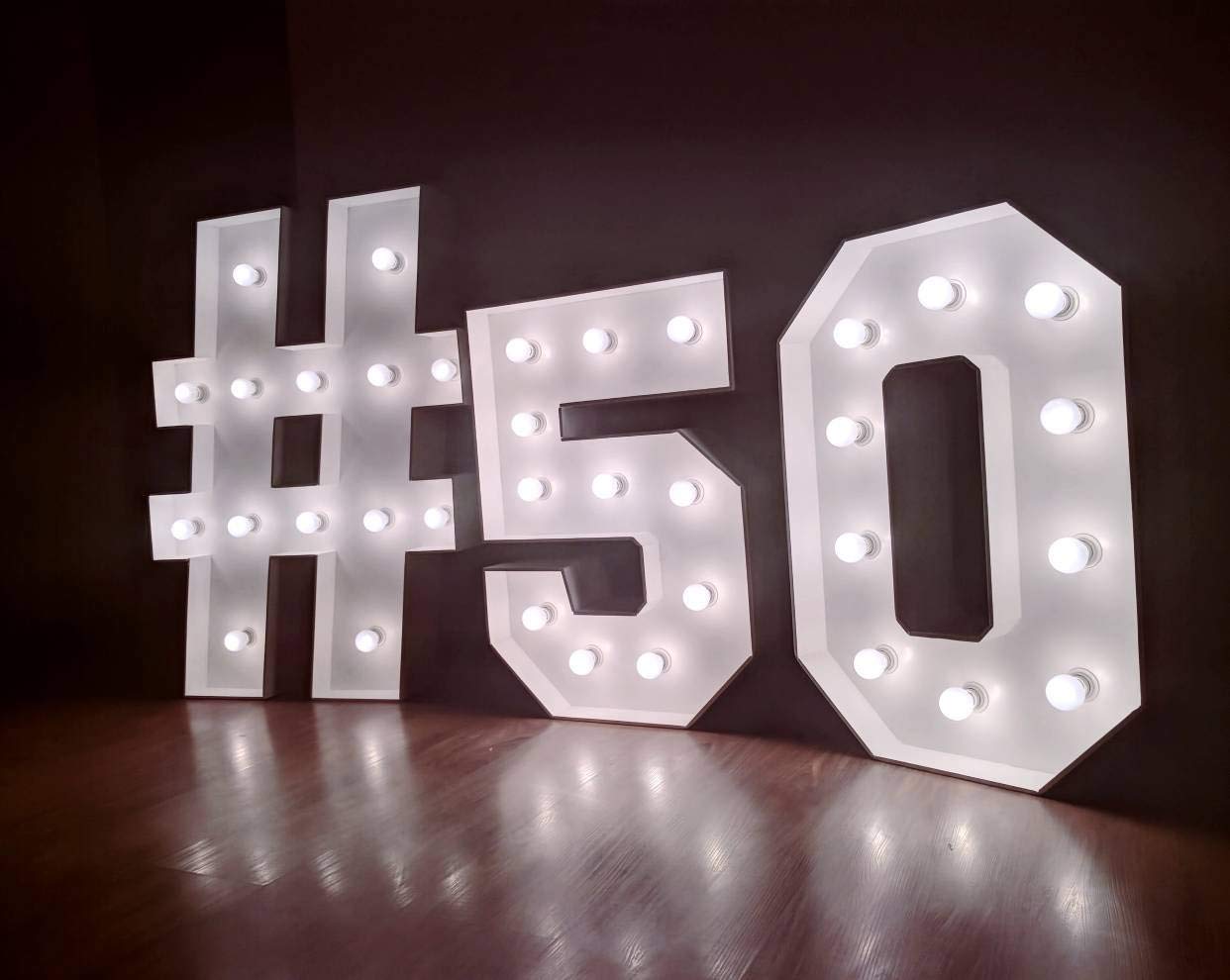 Lighted Number for Party